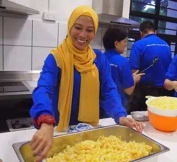 Courts staff give back to the community