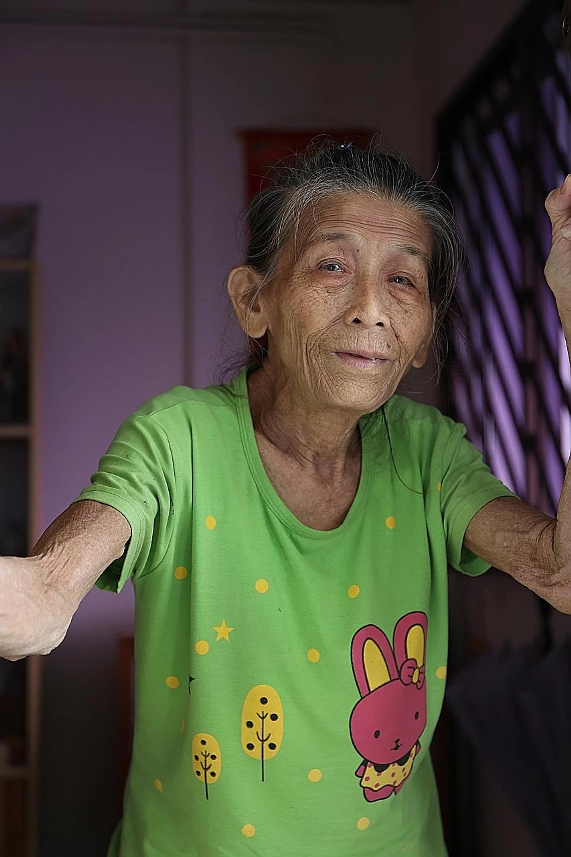 Madam Lim Ee Chin is the oldest recipient of the award. 