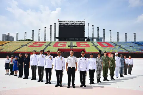 In total, the parade at NDP 2025 will involve about 2,100 participants.