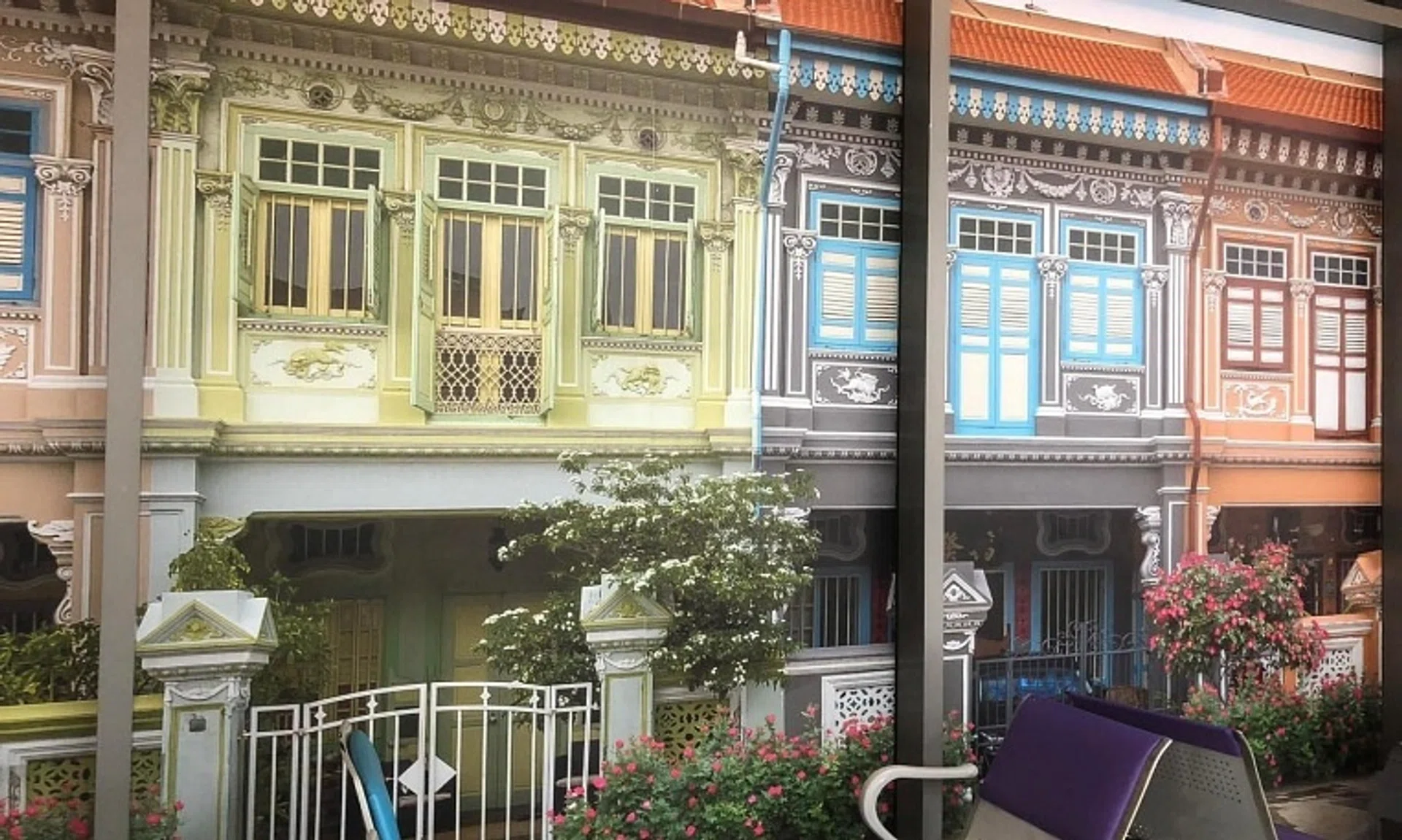 Phuket airport said it had used the photo of Singapore shophouses to suggest that similar shophouses could be found in Phuket.
