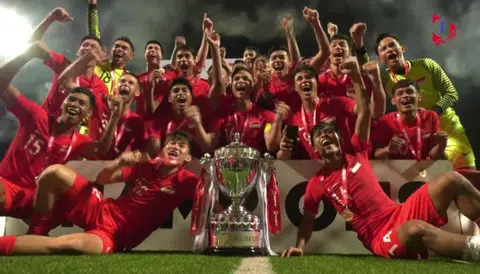 Fandi's fledglings lift Merlion Cup, thanks to Ikhsan's strike