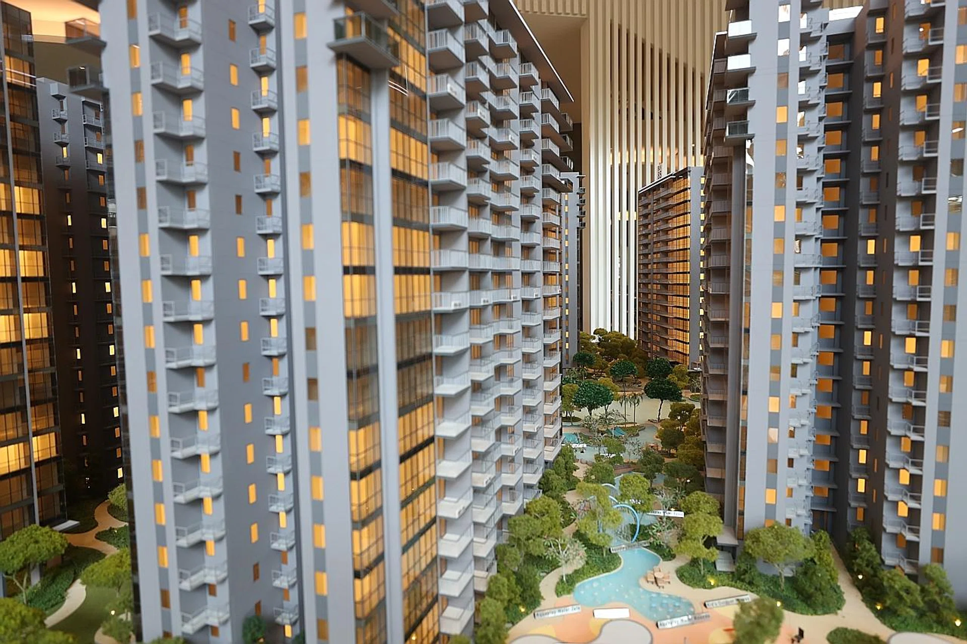 A model of Florence Residences.