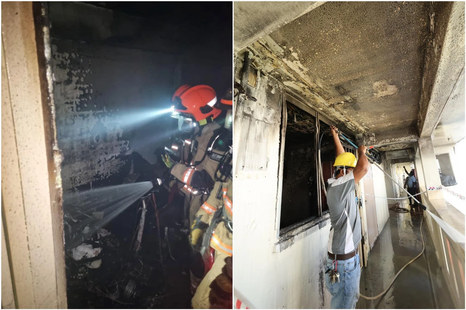 Preliminary findings indicated that the fire had involved a personal mobility aid in the living room.