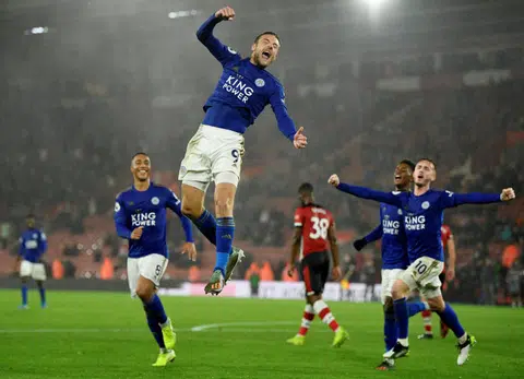 Leicester equal EPL record win with 9-0 romp over Saints