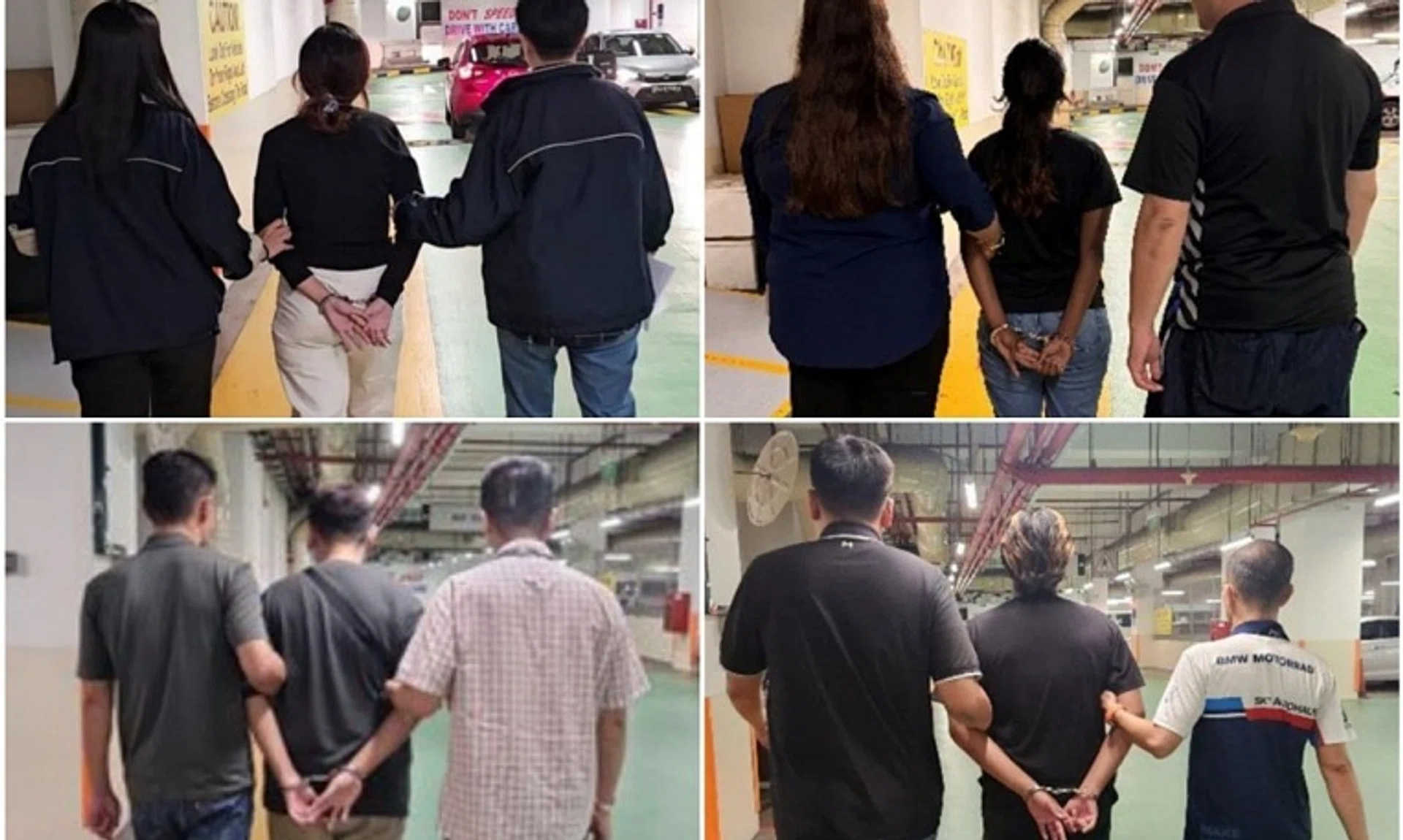 Two men and two women aged between 18 and 22 were arrested after an islandwide operation between Oct 14 and 17.