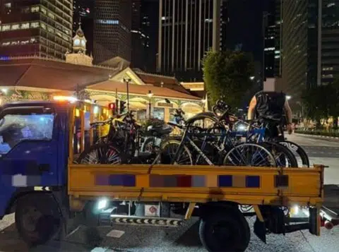 1 arrested, 8 bicycles and PMDs seized in enforcement operation against errant riders in CBD