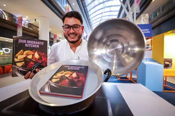Bangladeshi man sends family photo of food before meals