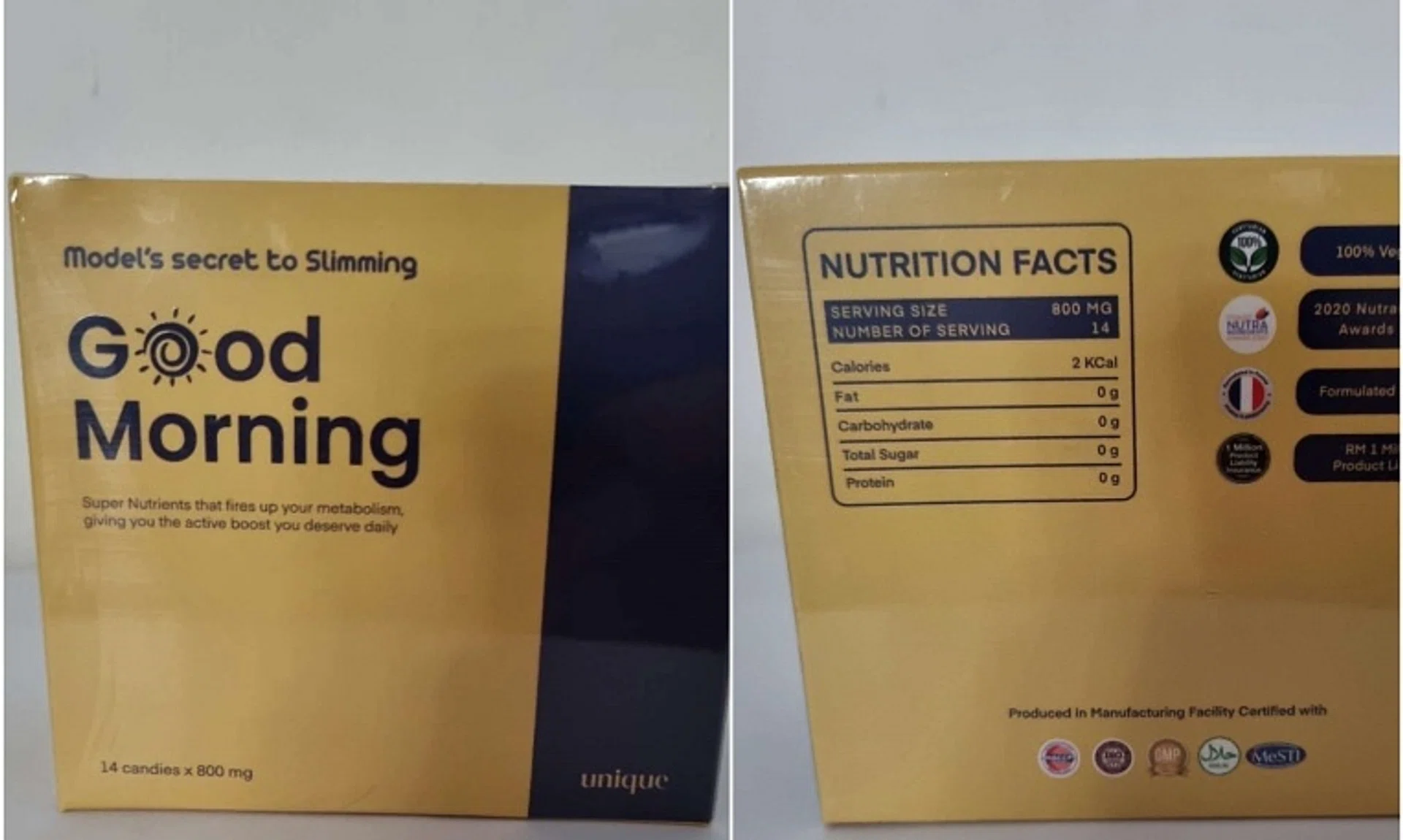 Both products from Sausando contain banned substances frusemide, phenolphthalein and sibutramine.
