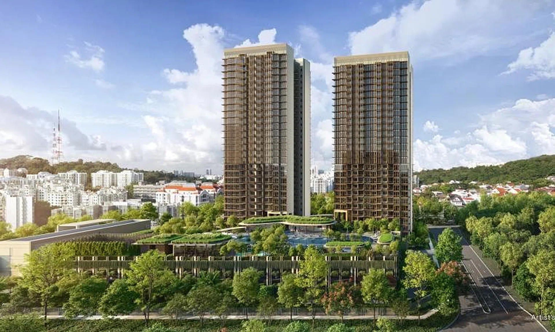 Hillhaven in Hillview Rise sold 59 units of the 179 units launched at prices starting from $1,903 psf.