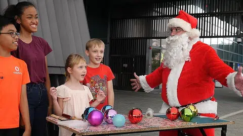 Happy holidays at Sports Hub
