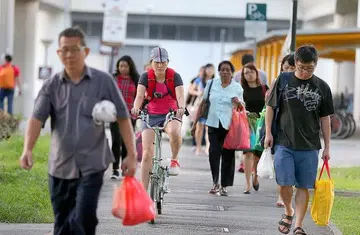 Can cyclists and pedestrians coexist on park connectors?