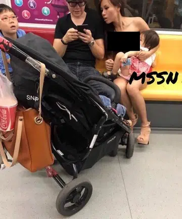 MRT nursing mum: Breastfeeding in public is normal