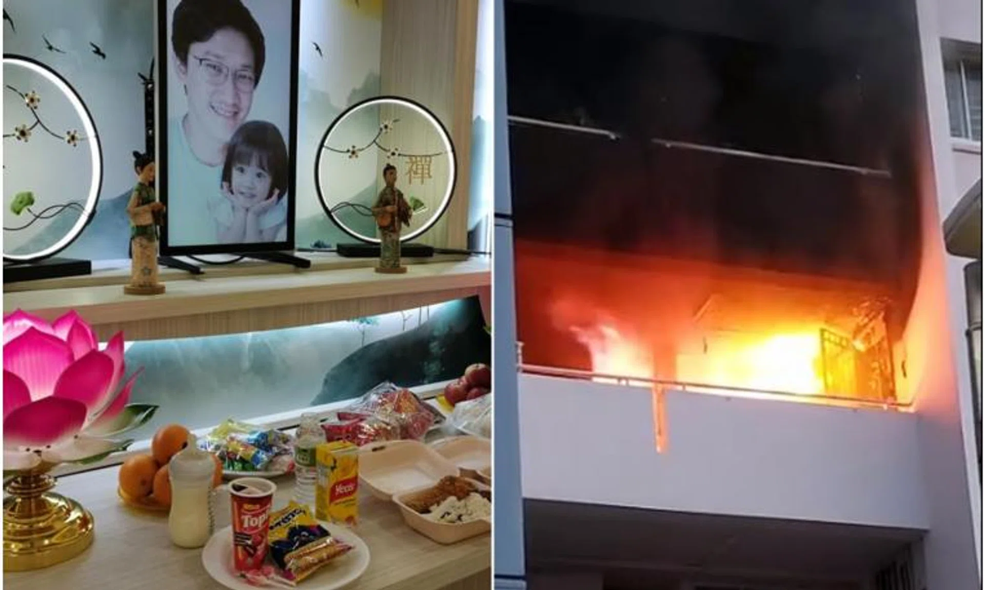 Mr Tan Soon Keong and his daughter Hui En were cremated on May 23 at about 10am. 