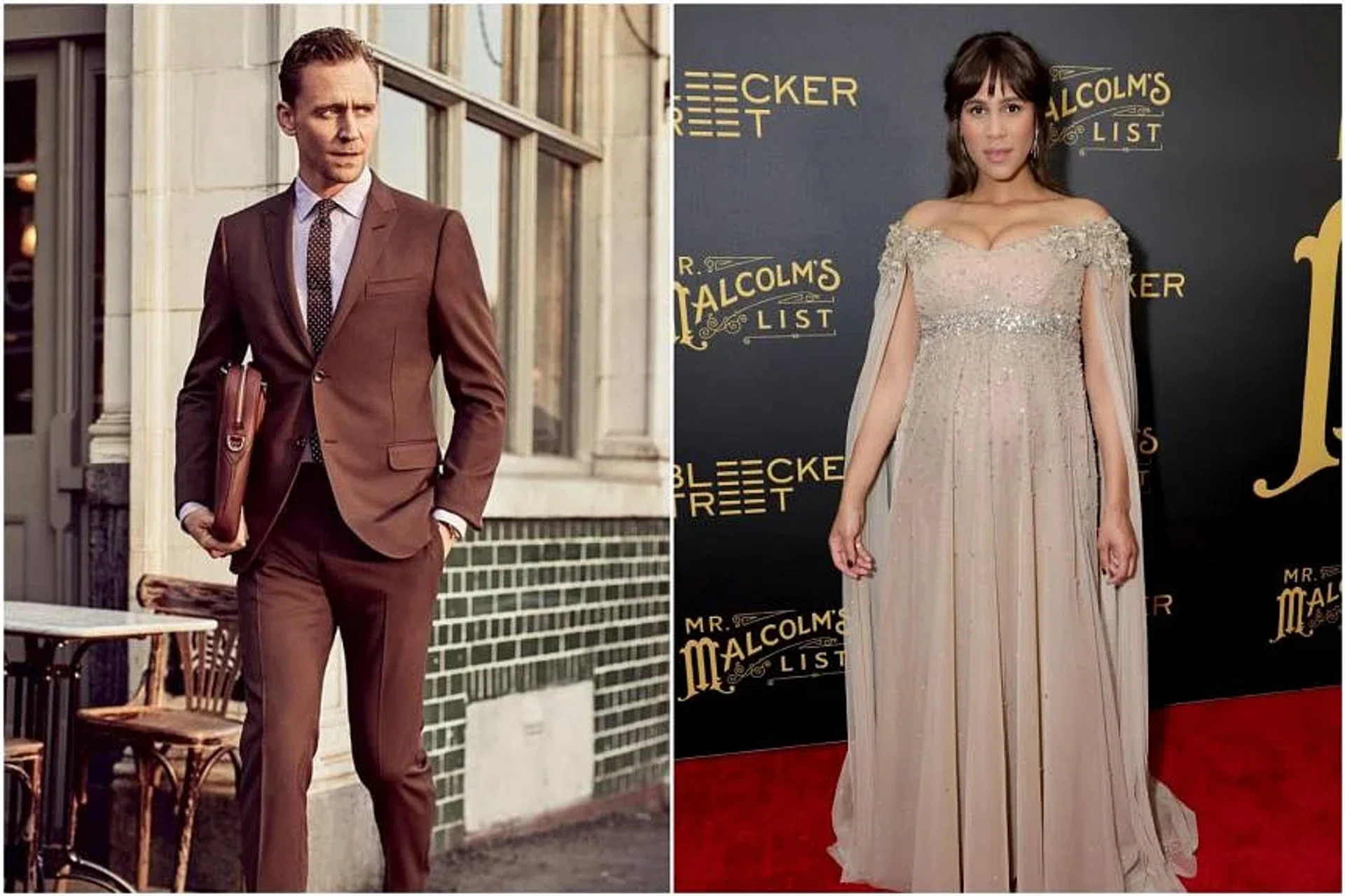 Tom Hiddleston's fiancee Zawe Ashton showed off her baby bump at a special screening of Mr Malcolm's List in New York on June 29, 2022. 
