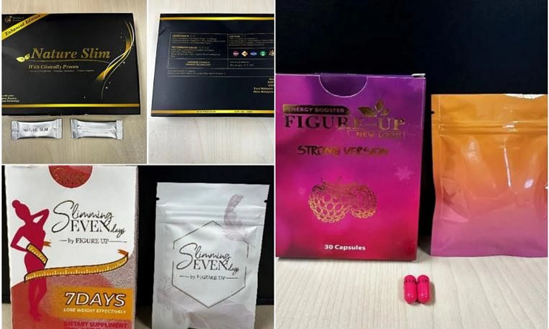 The products sold on Shopee were found to contain high amounts of sibutramine, a banned toxic substance.
