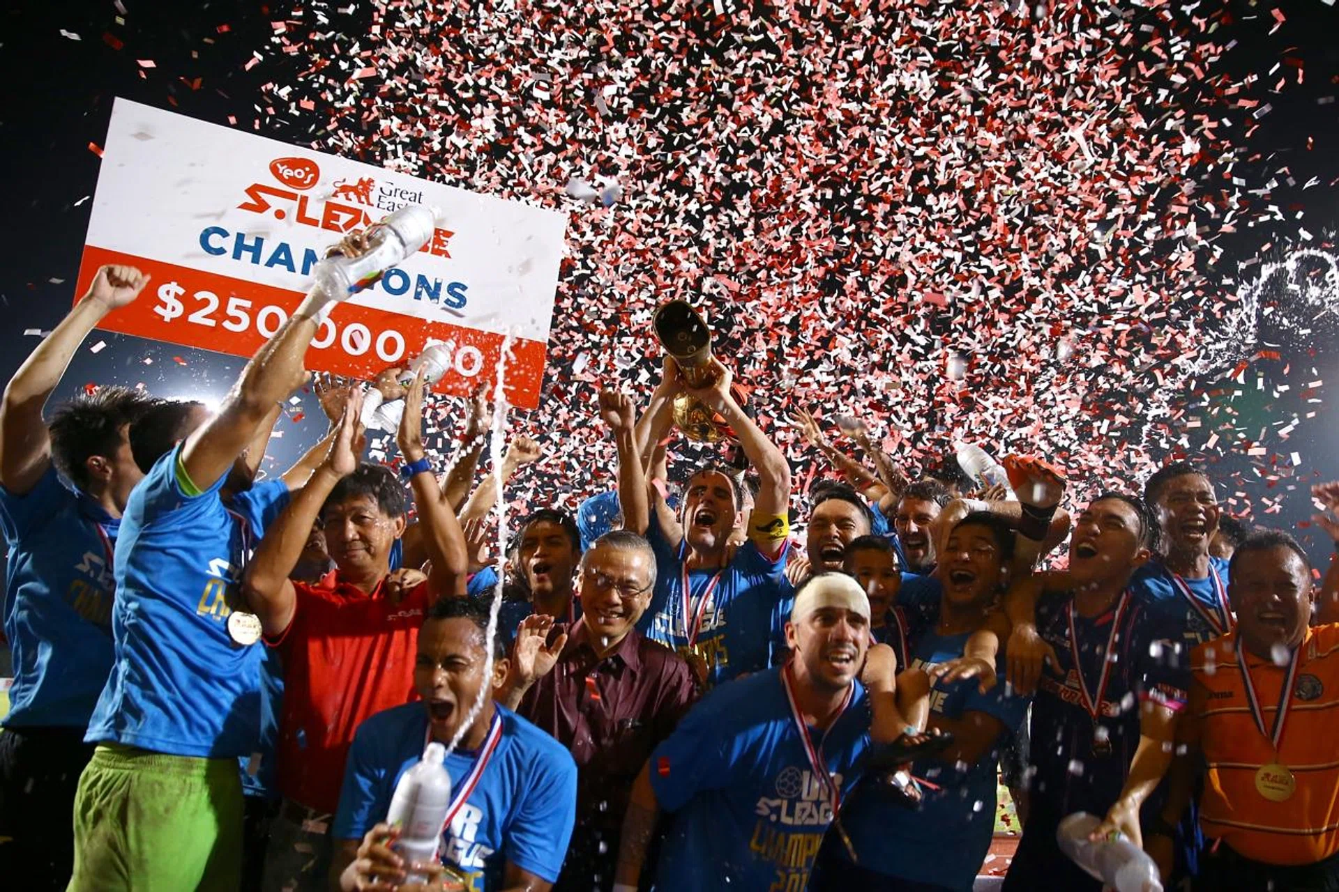 Warriors were last crowned S.League champions in 2014. 