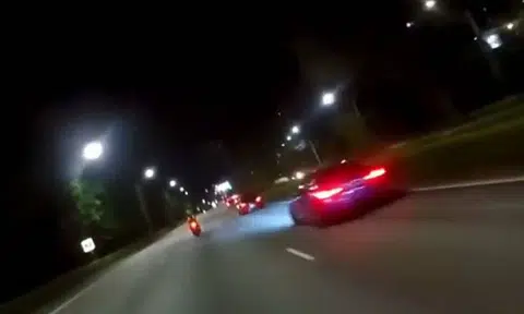 A line of 'Honda Civics' spotted speeding along CTE