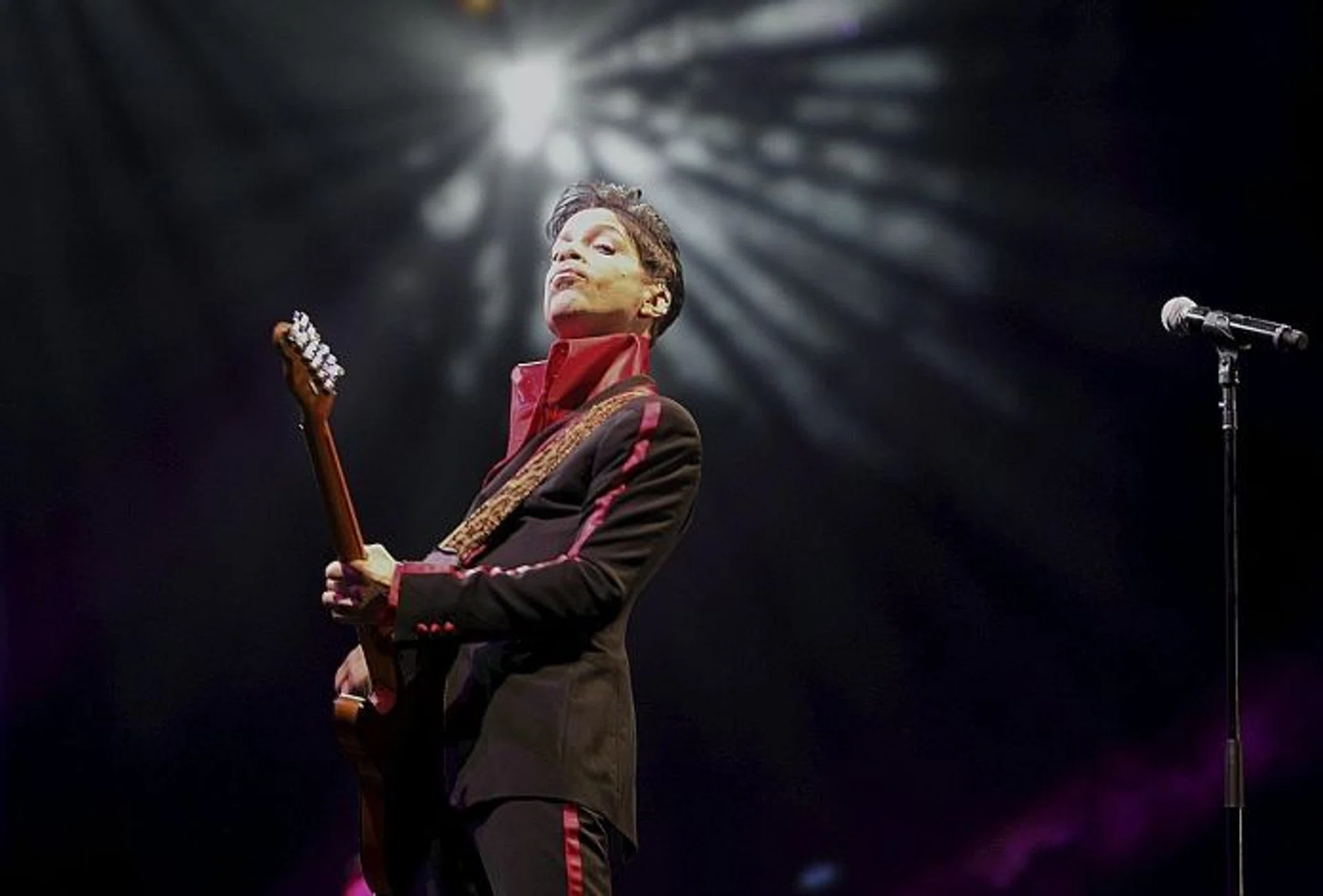 STAR: Prince performing at Abu Dhabi's Yas Arena in 2010.