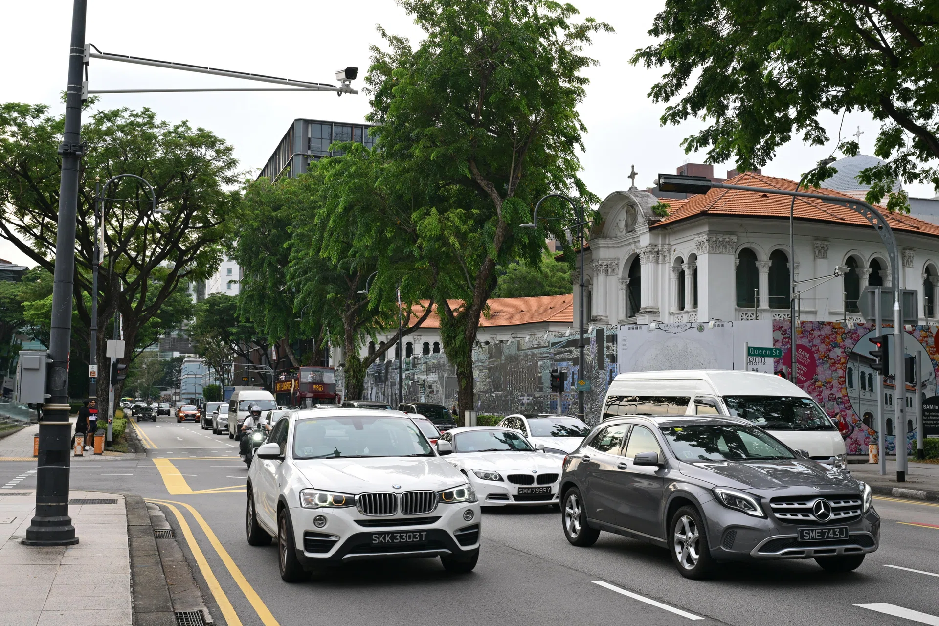 The artificial intelligence-powered camera-based system is able to read vehicle registration numbers to handle ERP charges.