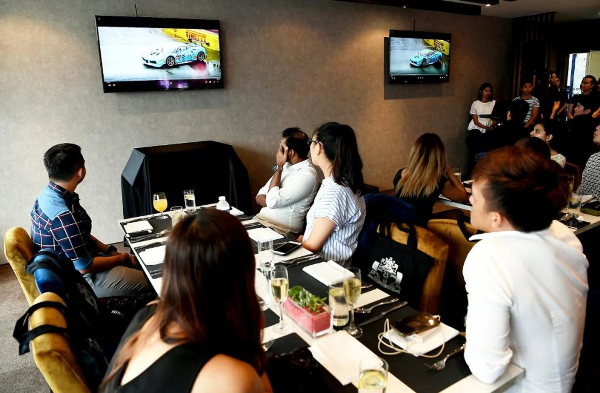 The media had a preview of the revamped Sky Suite for this year’s Singapore Airlines Singapore Grand Prix, which sports improvements such as higher ceilings and customisable interiors and menus.