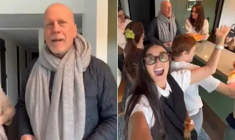 Bruce Willis celebrates 68th birthday with family