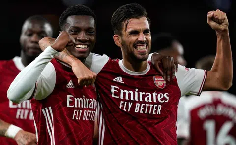 Nketiah in tune with Ceballos for Arsenal winner