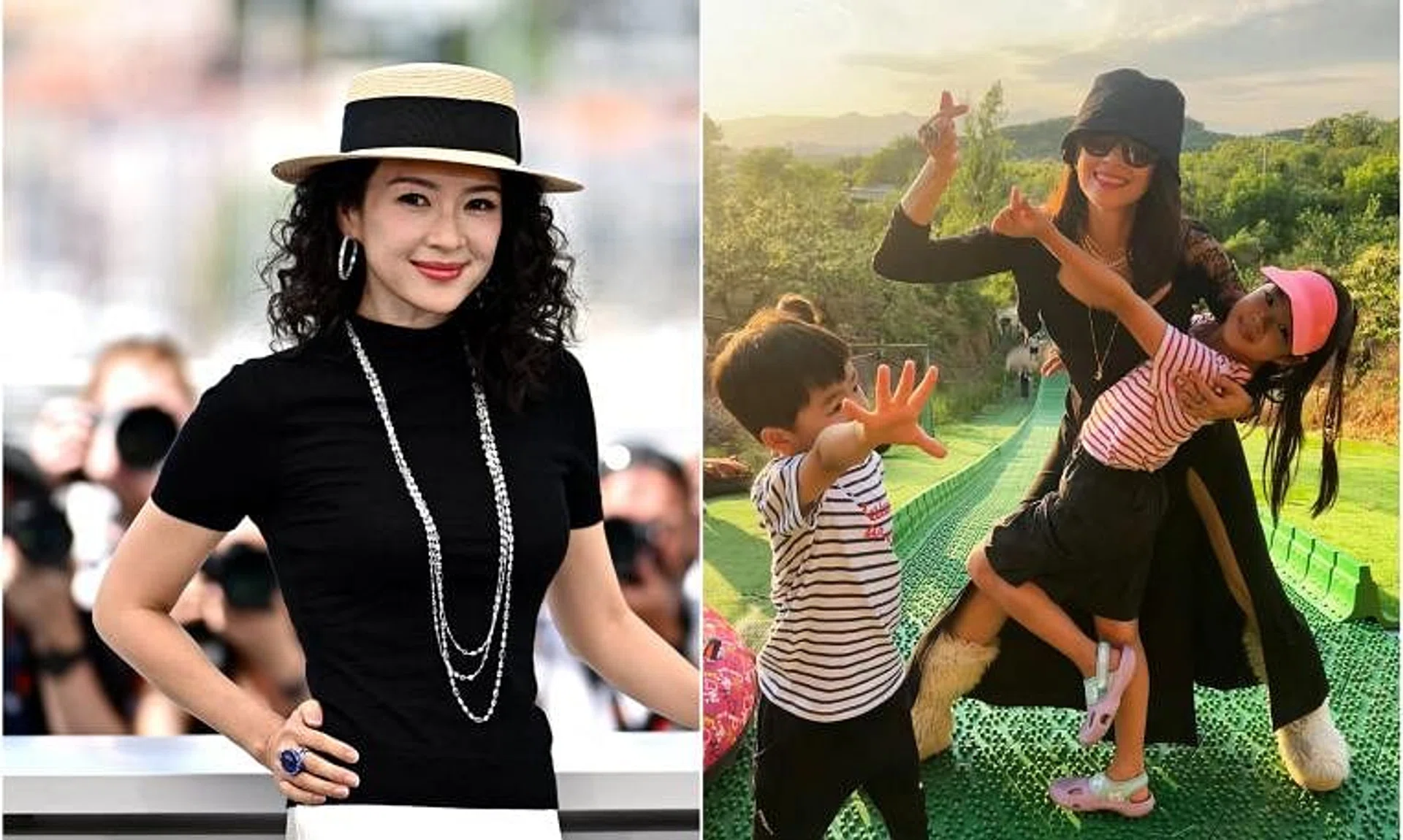This is the first time that actress Zhang Ziyi is celebrating Children’s Day with her kids after announcing her divorce in October 2023.