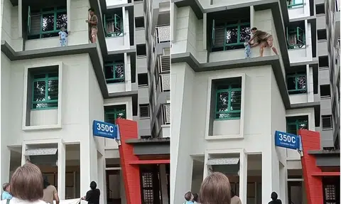 Boy, 3, on HDB ledge: Woman assisting with police investigations