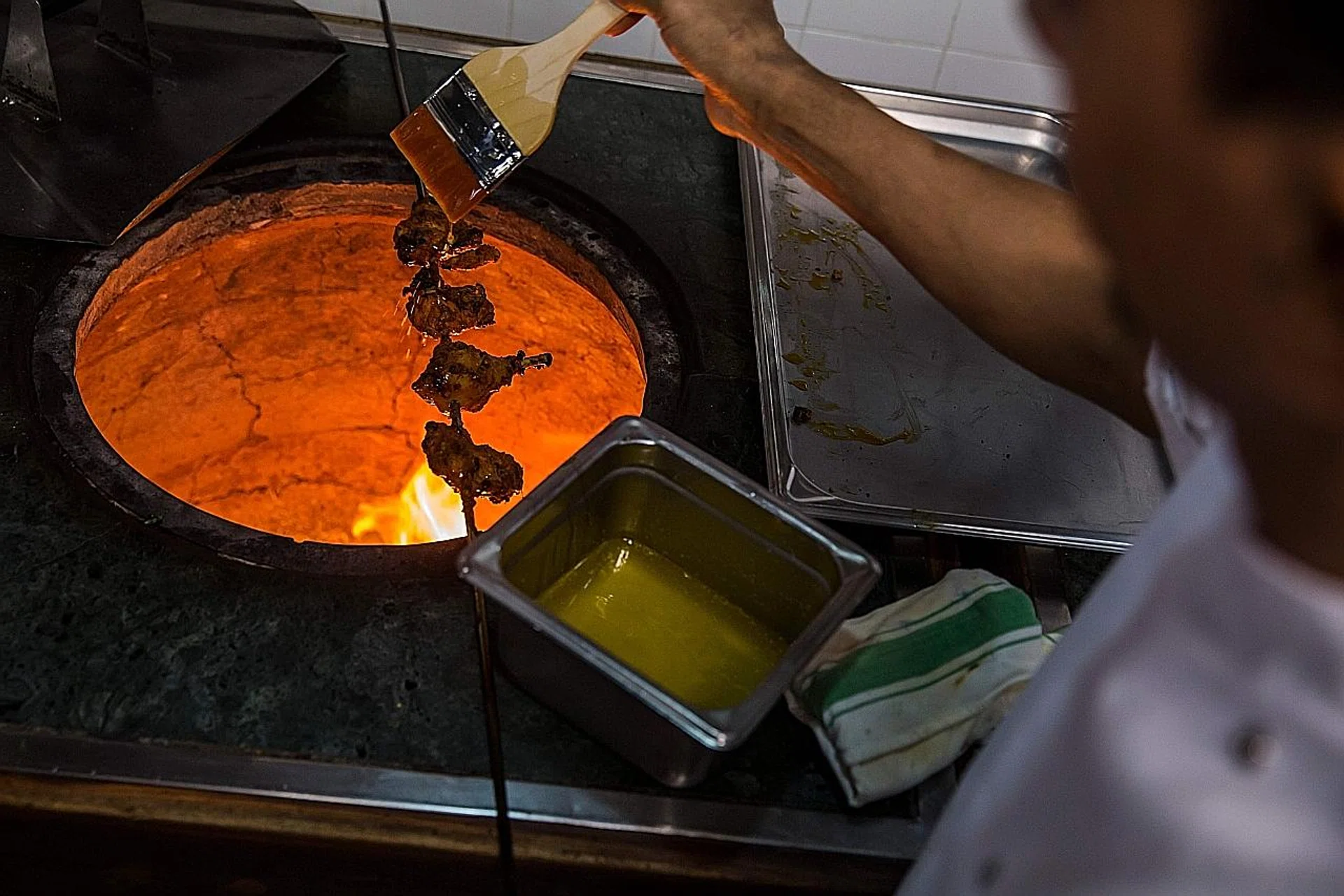 His father's old tandoor ovens helped him achieve his dream. 