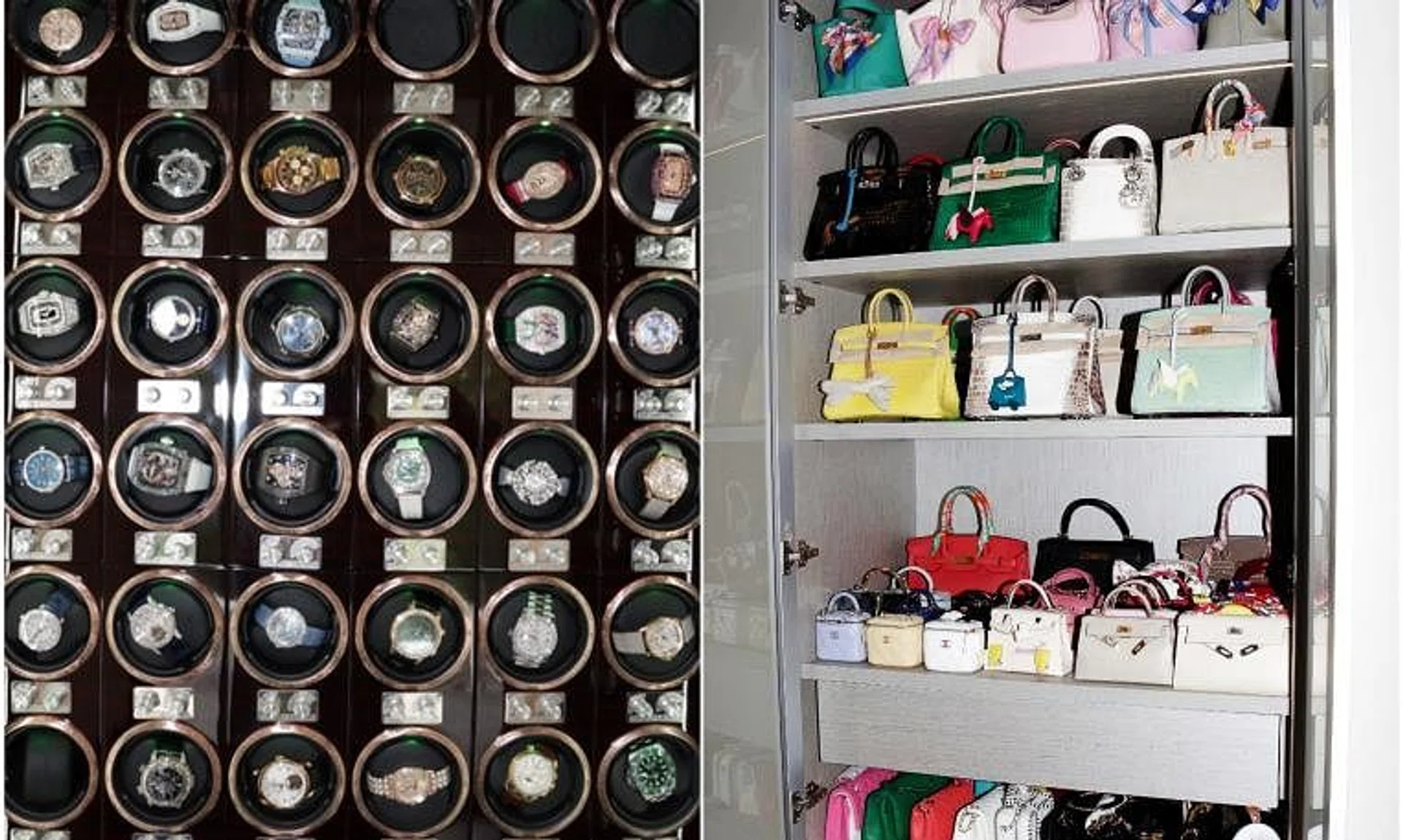 Industry experts said the luxury items seized in the raids are not easily bought.