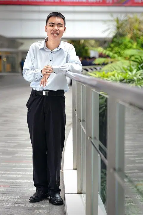 ITE's first blind student wins award