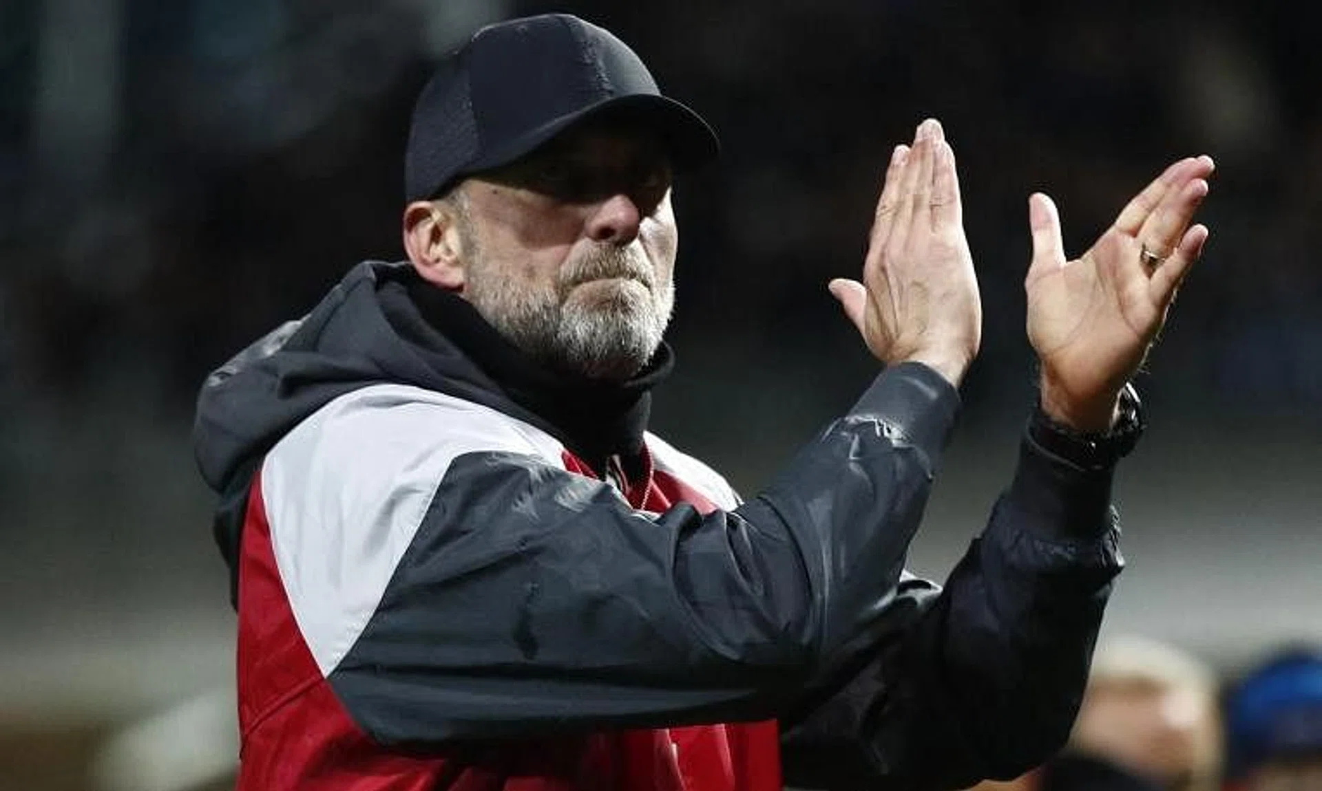 Soccer Football - Europa League - Quarter Final - Second Leg - Atalanta v Liverpool - Stadio Atleti Azzurri, Bergamo, Italy, - April 18, 2024 Liverpool manager Juergen Klopp looks dejected after the match REUTERS/Alessandro Garofalo