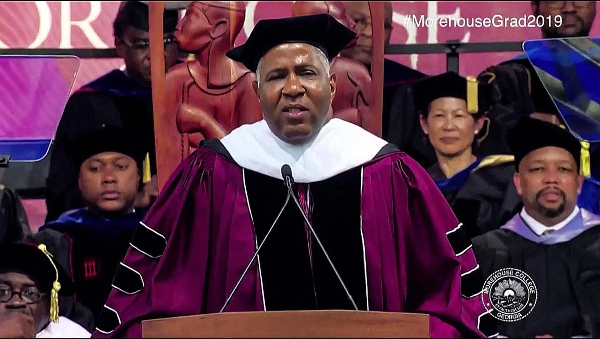 Billionaire Robert Smith pledges to pay off the student loan debt of Morehouse College's class of 2019. 