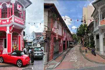 S'pore BMW parked errantly outside Johor restaurant, gets chided by Malaysians online