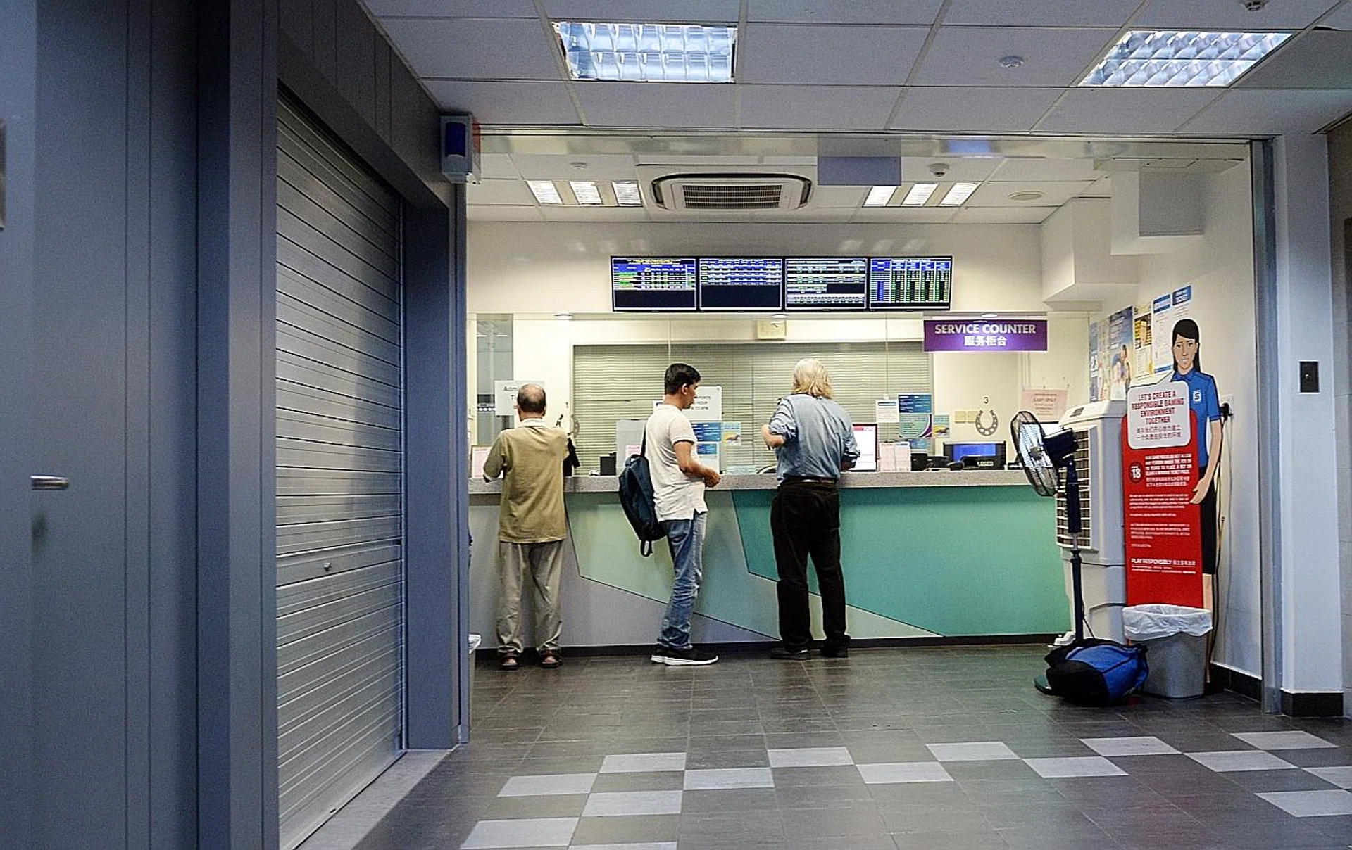 The Singapore Pools outlet in Rangoon Road. 
