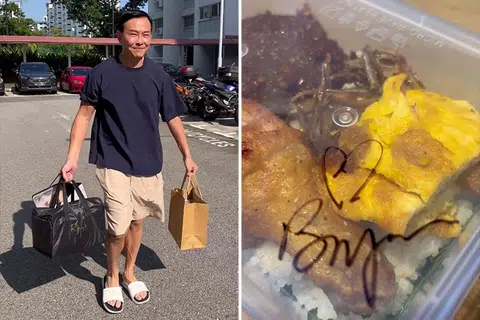 Bryan Wong cooks and delivers nasi lemak to fans