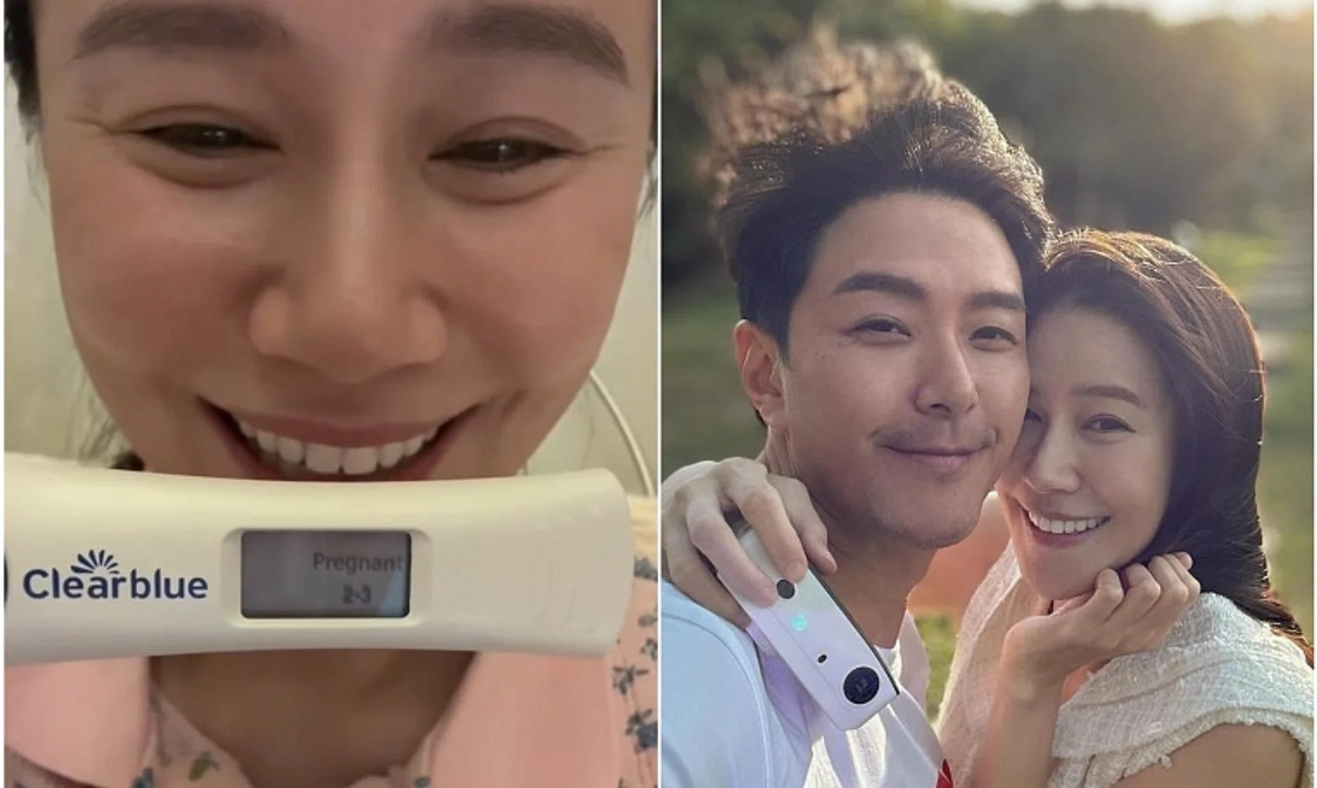 Hong Kong celebrity couple Edwin Siu and Priscilla Wong announced on Nov 17 that they are expecting a child.