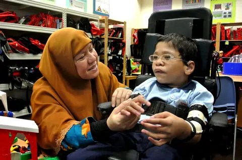She devotes herself to son with special needs