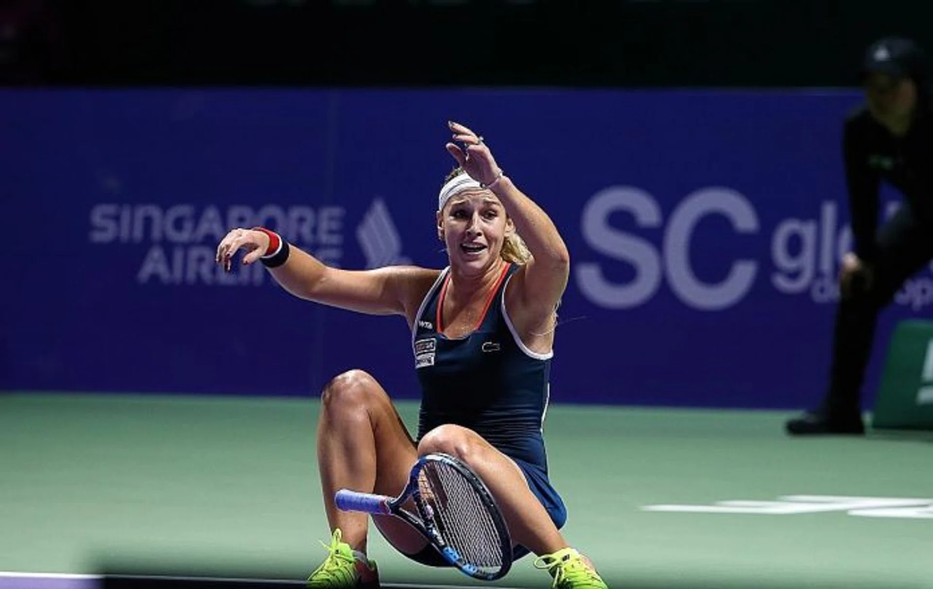 POCKET ROCKET: World No. 5 Dominika Cibulkova's (above) victory at the WTA Finals last month serves as an inspiration to female athletes.