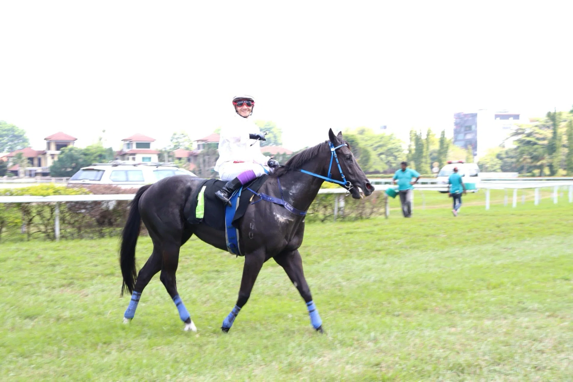Rocket Boy (How Yang) returning to scales after winning on July 19.