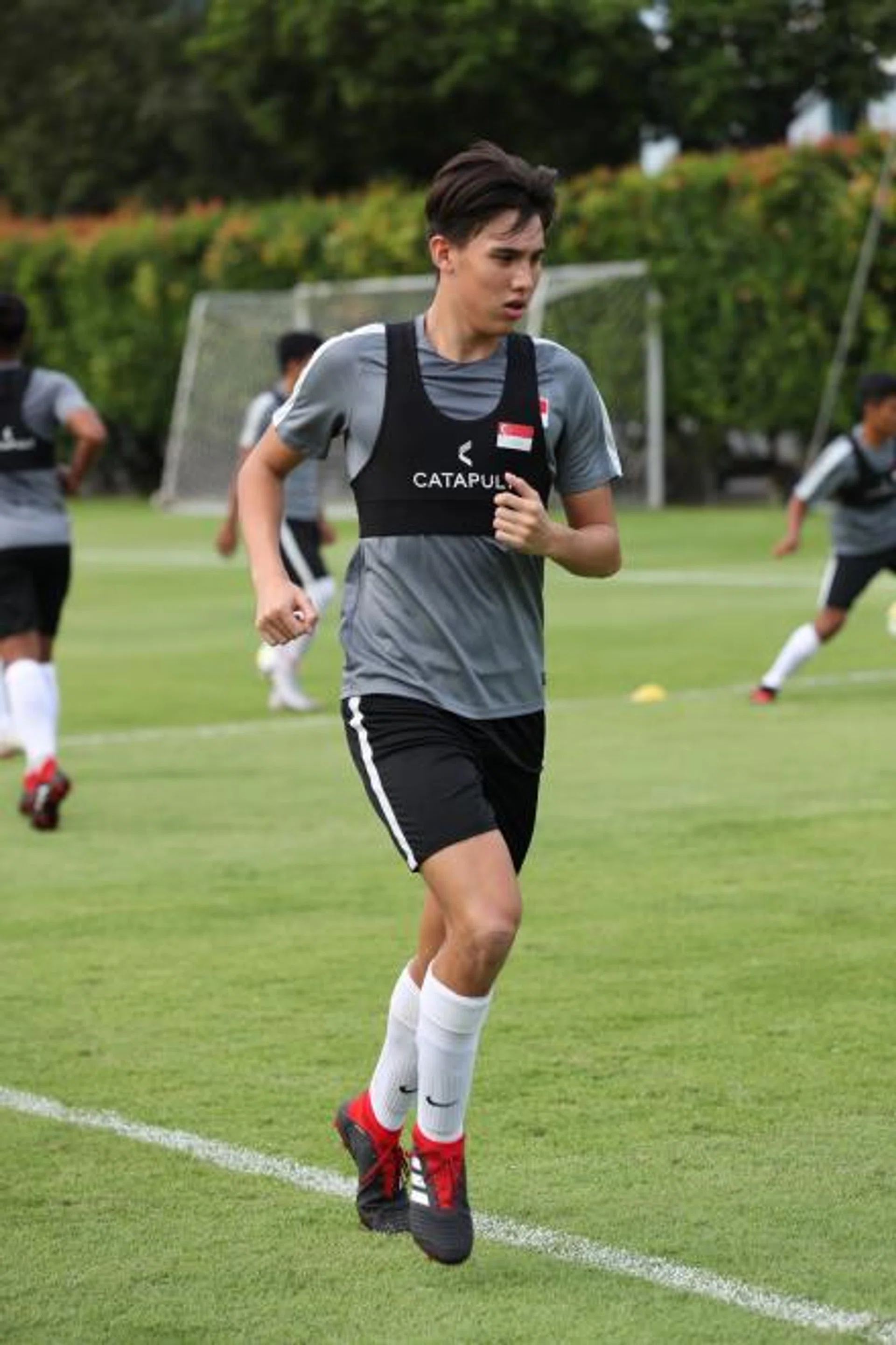 Lions coach Fandi Ahmad has fast-tracked Jacob Mahler's (above) development.  