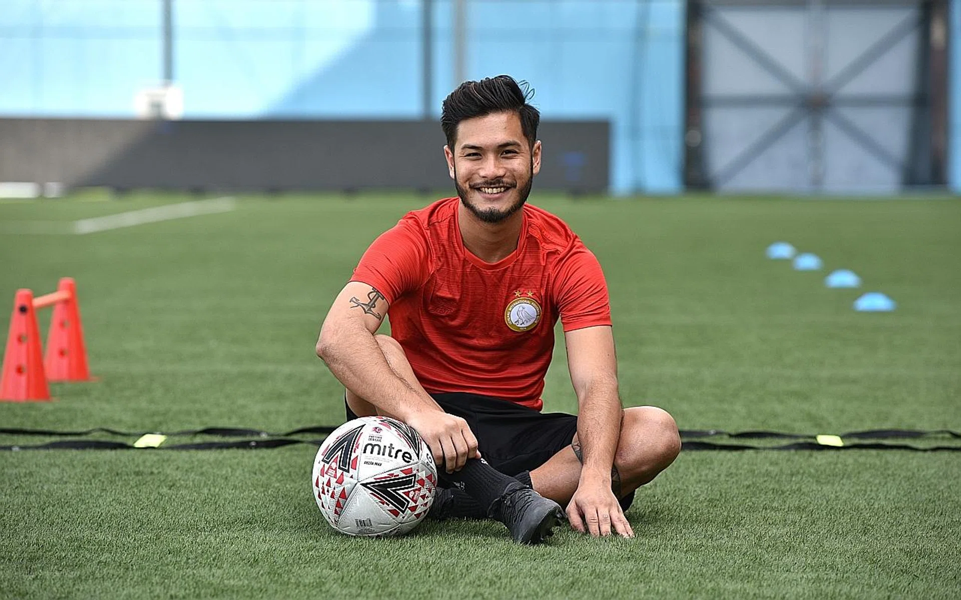 Geylang International winger Christopher van Huizen racked up 10 assists in the SPL last season and was called up to the national team training squad. 