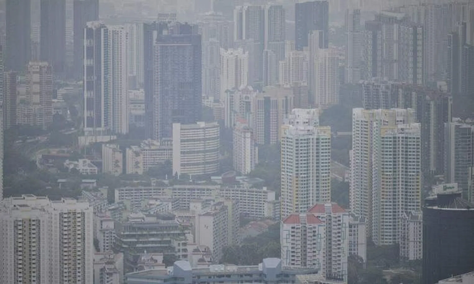 Moderate haze conditions seen on April 17. There is a higher risk of transboundary haze hitting Singapore from June due to drier and warmer weather conditions.