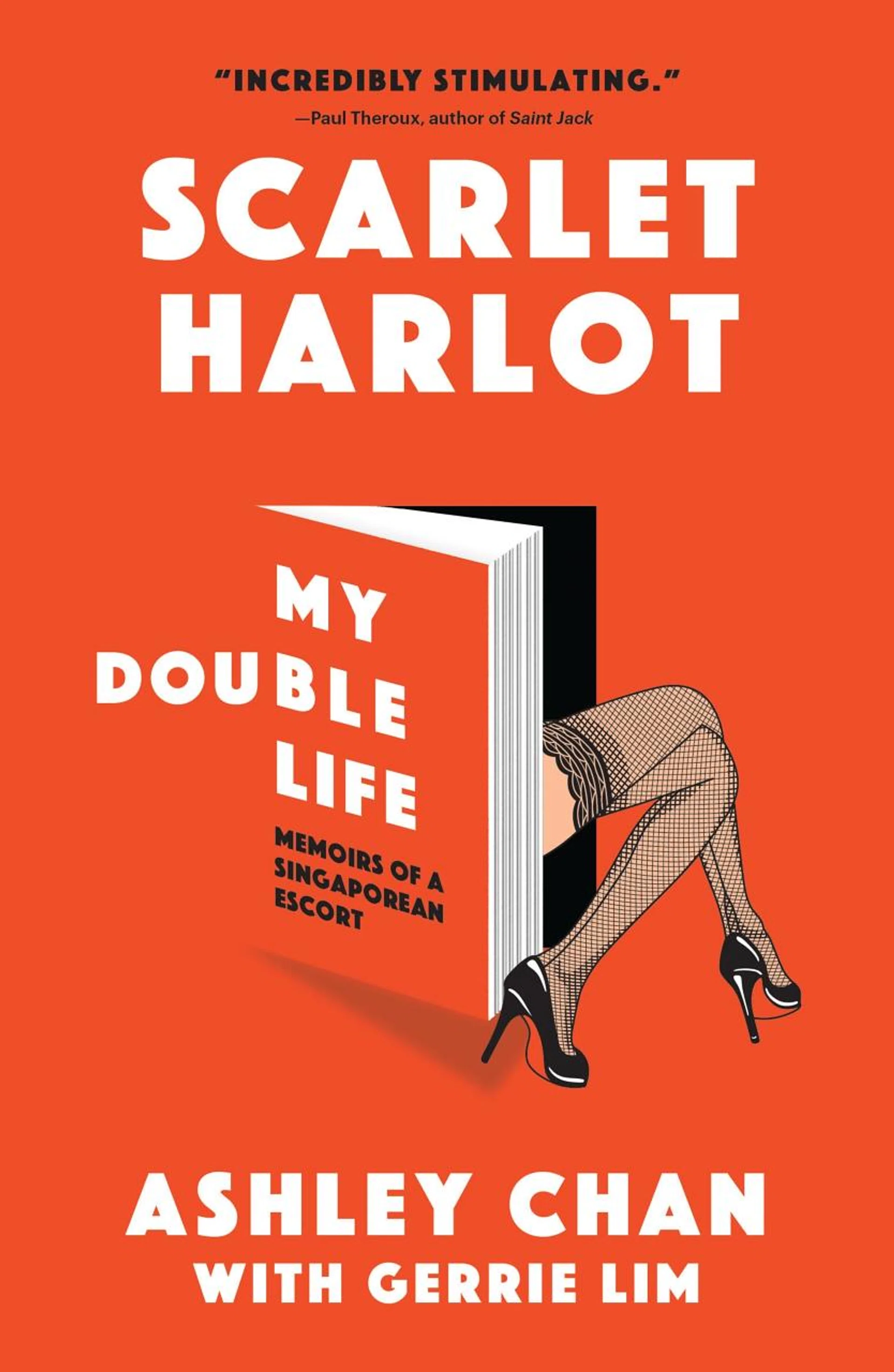 The book, Scarlet Harlot: My Double Life, co-authored by veteran pop-culture writer Gerrie Lim, is available at leading bookstores and Epigram Books.