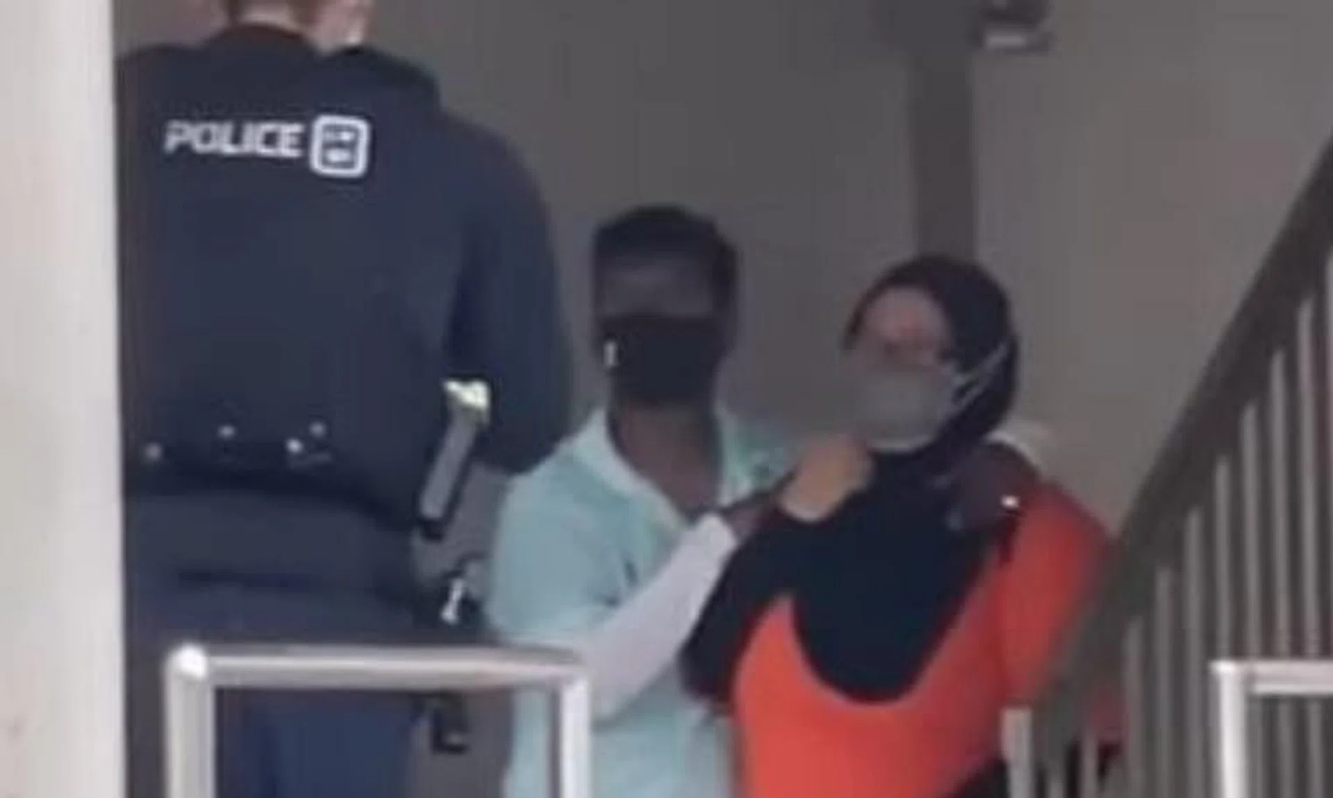 Mohamed Faizal Mohamed Ariff held a knife to a woman’s neck at Block 108 Yishun Ring Road in January 2023.