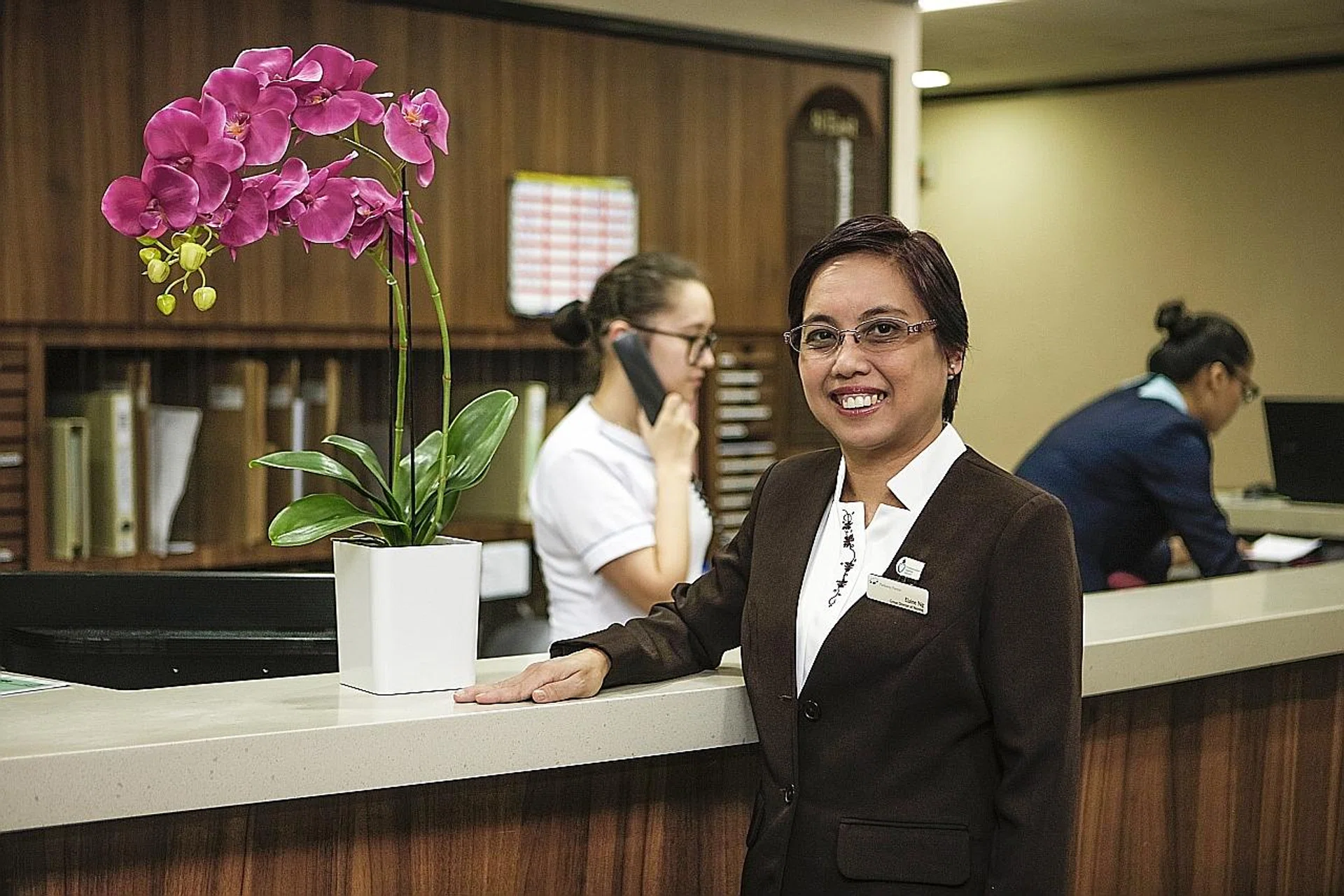 Ms Elaine Ng has been in nursing for more than three decades.