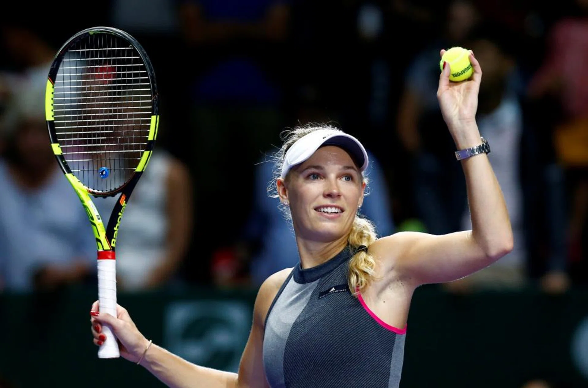 Caroline Wozniacki, the second seed at the French Open, will be rooting for Liverpool in the Champions League final.