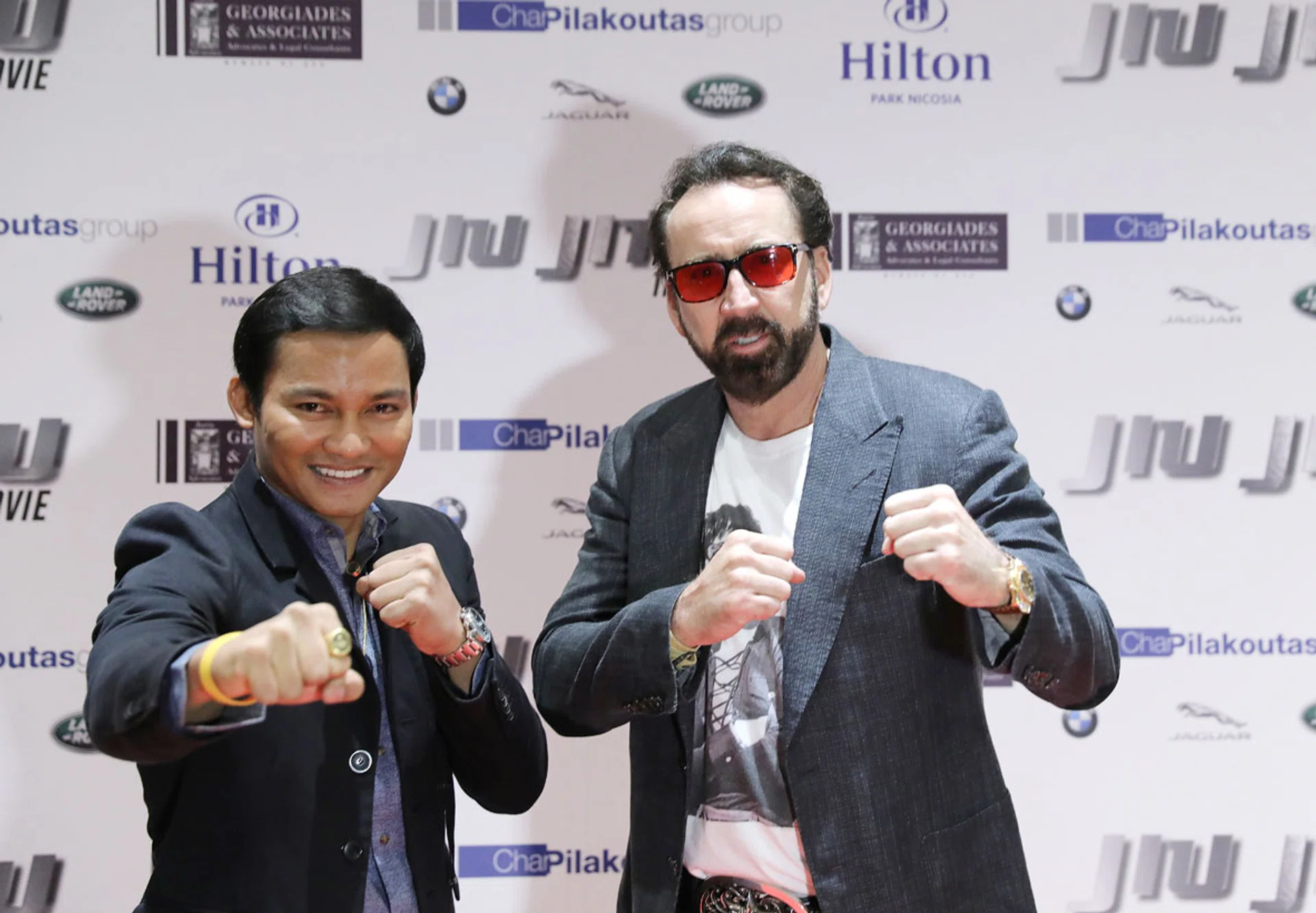 Tony Jaa and Nicolas Cage star in action film Jiu Jitsu. 