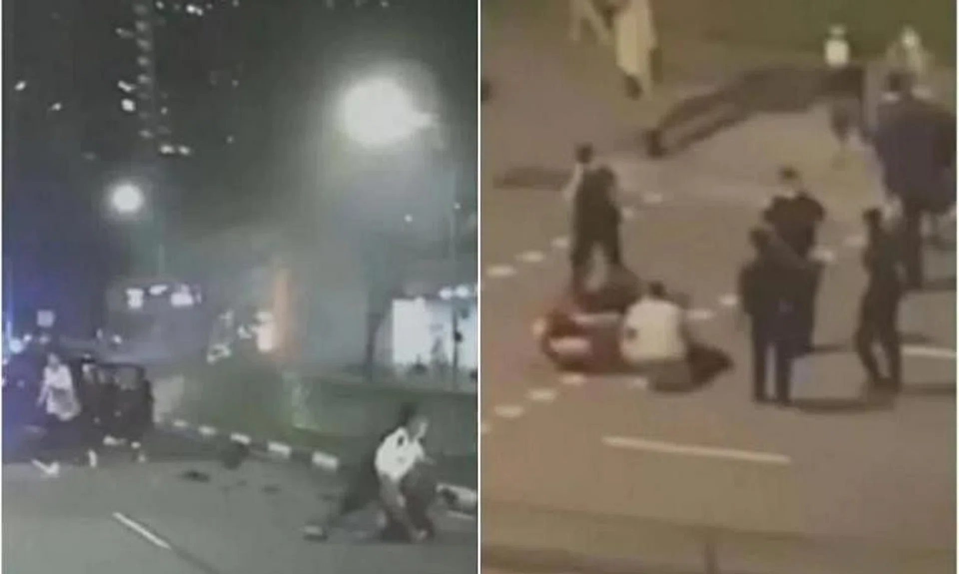 A female pedestrian was hit by the car Vaswani Richard Prakash drove in the incident on Feb 12, 2021.