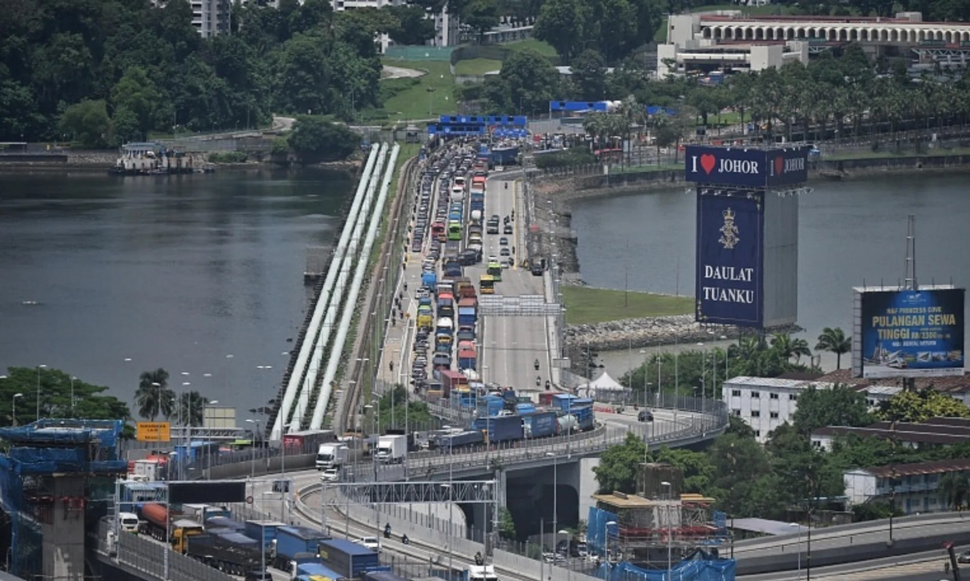 The official said more than 20,000 vehicles from Singapore have been checked, with a few hundred reminders sent to vehicle owners.